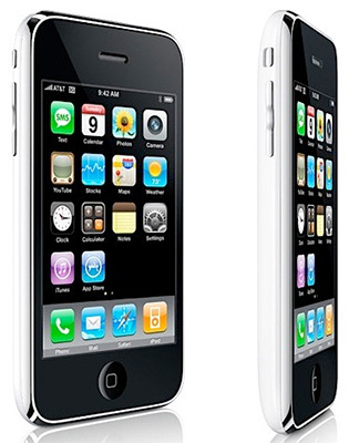 The Beautiful iPhone 3G, front and side