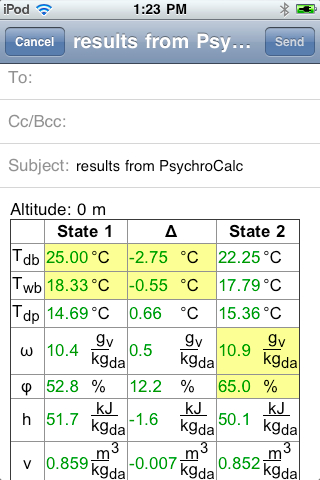 PsychroCalc Screen Shot